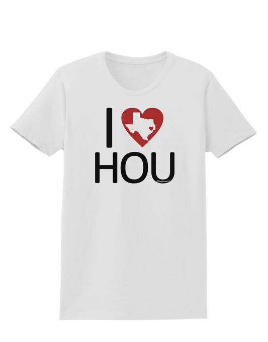 I Heart Houston Womens T-Shirt-Womens T-Shirt-TooLoud-White-X-Small-Davson Sales