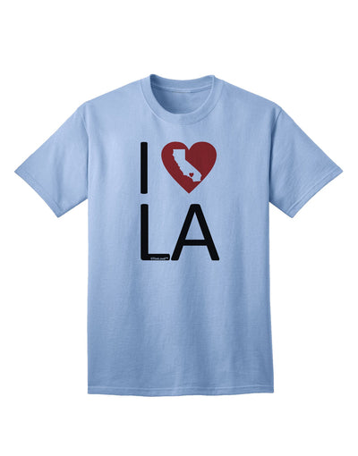 I Heart Los Angeles Adult T-Shirt-unisex t-shirt-TooLoud-Light-Blue-Small-Davson Sales