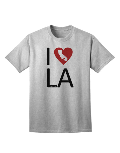 I Heart Los Angeles Adult T-Shirt-unisex t-shirt-TooLoud-AshGray-Small-Davson Sales