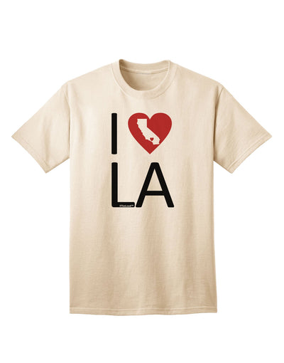 I Heart Los Angeles Adult T-Shirt-unisex t-shirt-TooLoud-Natural-Small-Davson Sales