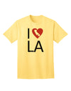 I Heart Los Angeles Adult T-Shirt-unisex t-shirt-TooLoud-Yellow-Small-Davson Sales