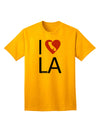 I Heart Los Angeles Adult T-Shirt-unisex t-shirt-TooLoud-Gold-Small-Davson Sales