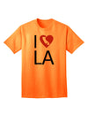 I Heart Los Angeles Adult T-Shirt-unisex t-shirt-TooLoud-Neon-Orange-Small-Davson Sales