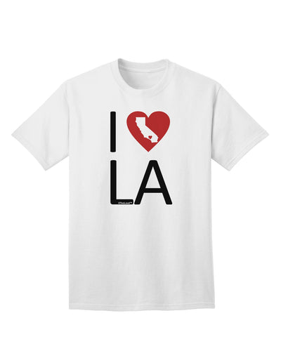 I Heart Los Angeles Adult T-Shirt-unisex t-shirt-TooLoud-White-Small-Davson Sales