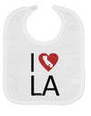 I Heart Los Angeles Baby Bib