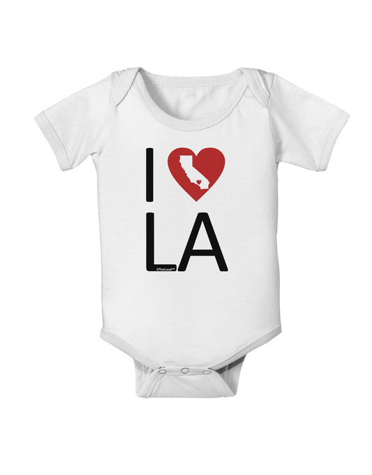 I Heart Los Angeles Baby Romper Bodysuit-Baby Romper-TooLoud-White-06-Months-Davson Sales