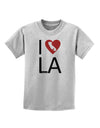 I Heart Los Angeles Childrens T-Shirt-Childrens T-Shirt-TooLoud-AshGray-X-Small-Davson Sales