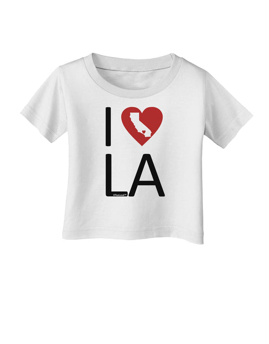 I Heart Los Angeles Infant T-Shirt-Infant T-Shirt-TooLoud-White-06-Months-Davson Sales