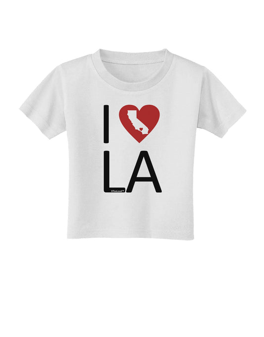 I Heart Los Angeles Toddler T-Shirt-Toddler T-Shirt-TooLoud-White-2T-Davson Sales
