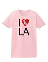 I Heart Los Angeles Womens T-Shirt-Womens T-Shirt-TooLoud-PalePink-X-Small-Davson Sales