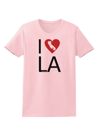 I Heart Los Angeles Womens T-Shirt-Womens T-Shirt-TooLoud-PalePink-X-Small-Davson Sales