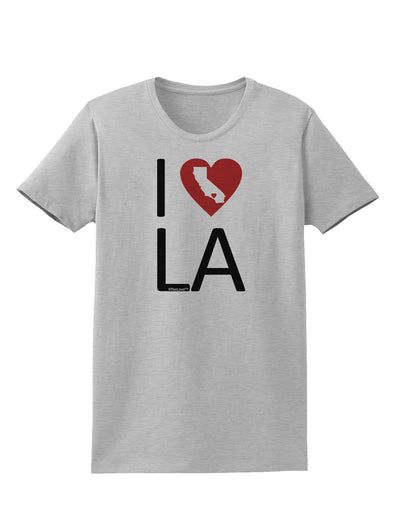 I Heart Los Angeles Womens T-Shirt-Womens T-Shirt-TooLoud-AshGray-X-Small-Davson Sales