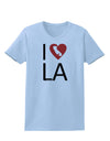 I Heart Los Angeles Womens T-Shirt-Womens T-Shirt-TooLoud-Light-Blue-X-Small-Davson Sales