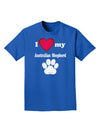 I Heart My Australian Shepherd Adult Dark T-Shirt by TooLoud-Mens T-Shirt-TooLoud-Royal-Blue-Small-Davson Sales