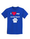 I Heart My Australian Shepherd Childrens Dark T-Shirt by TooLoud-Childrens T-Shirt-TooLoud-Royal-Blue-X-Small-Davson Sales