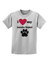 I Heart My Australian Shepherd Childrens T-Shirt by TooLoud-TooLoud-AshGray-X-Small-Davson Sales