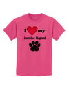 I Heart My Australian Shepherd Childrens T-Shirt by TooLoud-TooLoud-Sangria-X-Small-Davson Sales