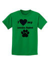 I Heart My Australian Shepherd Childrens T-Shirt by TooLoud-TooLoud-Kelly-Green-X-Small-Davson Sales