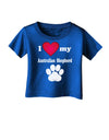 I Heart My Australian Shepherd Infant T-Shirt Dark by TooLoud-TooLoud-Royal-Blue-06-Months-Davson Sales