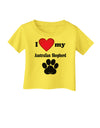 I Heart My Australian Shepherd Infant T-Shirt by TooLoud-TooLoud-Yellow-06-Months-Davson Sales