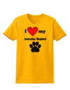 I Heart My Australian Shepherd Womens T-Shirt by TooLoud-TooLoud-Gold-X-Small-Davson Sales