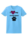 I Heart My Australian Shepherd Womens T-Shirt by TooLoud-TooLoud-Aquatic-Blue-X-Small-Davson Sales