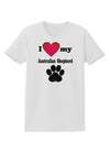 I Heart My Australian Shepherd Womens T-Shirt by TooLoud-TooLoud-White-X-Small-Davson Sales