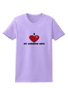 I Heart My Awesome Wife Womens T-Shirt by TooLoud-TooLoud-Lavender-X-Small-Davson Sales