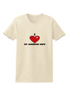 I Heart My Awesome Wife Womens T-Shirt by TooLoud-TooLoud-Natural-X-Small-Davson Sales