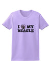 I Heart My Beagle Womens T-Shirt by TooLoud-Womens T-Shirt-TooLoud-Lavender-X-Small-Davson Sales