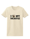 I Heart My Beagle Womens T-Shirt by TooLoud-Womens T-Shirt-TooLoud-Natural-X-Small-Davson Sales