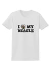 I Heart My Beagle Womens T-Shirt by TooLoud-Womens T-Shirt-TooLoud-White-X-Small-Davson Sales