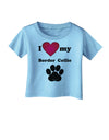 I Heart My Border Collie Infant T-Shirt by TooLoud-TooLoud-Aquatic-Blue-06-Months-Davson Sales