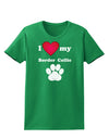 I Heart My Border Collie Womens Dark T-Shirt by TooLoud-TooLoud-Kelly-Green-X-Small-Davson Sales