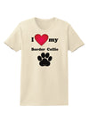 I Heart My Border Collie Womens T-Shirt by TooLoud-TooLoud-Natural-X-Small-Davson Sales