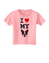 I Heart My Boston Terrier Toddler T-Shirt-Toddler T-Shirt-TooLoud-Candy-Pink-2T-Davson Sales