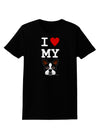 I Heart My Boston Terrier Womens Dark T-Shirt-TooLoud-Black-X-Small-Davson Sales