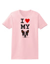 I Heart My Boston Terrier Womens T-Shirt-Womens T-Shirt-TooLoud-PalePink-X-Small-Davson Sales