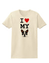 I Heart My Boston Terrier Womens T-Shirt-Womens T-Shirt-TooLoud-Natural-X-Small-Davson Sales