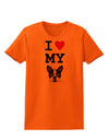 I Heart My Boston Terrier Womens T-Shirt-Womens T-Shirt-TooLoud-Orange-X-Small-Davson Sales