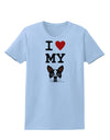 I Heart My Boston Terrier Womens T-Shirt-Womens T-Shirt-TooLoud-Light-Blue-X-Small-Davson Sales