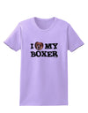 I Heart My Boxer Womens T-Shirt by TooLoud-Womens T-Shirt-TooLoud-Lavender-X-Small-Davson Sales