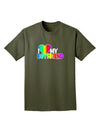 I Heart My Boyfriend - Rainbow Adult Dark T-Shirt-Mens T-Shirt-TooLoud-Military-Green-Small-Davson Sales