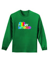 I Heart My Boyfriend - Rainbow Adult Long Sleeve Dark T-Shirt-TooLoud-Kelly-Green-Small-Davson Sales