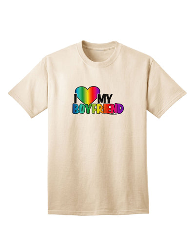 I Heart My Boyfriend - Rainbow Adult T-Shirt-Mens T-Shirt-TooLoud-Natural-Small-Davson Sales