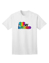 I Heart My Boyfriend - Rainbow Adult T-Shirt-Mens T-Shirt-TooLoud-White-Small-Davson Sales