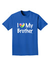 I Heart My Brother - Autism Awareness Adult Dark T-Shirt by TooLoud-Mens T-Shirt-TooLoud-Royal-Blue-Small-Davson Sales