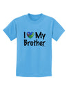 I Heart My Brother - Autism Awareness Childrens T-Shirt by TooLoud-Childrens T-Shirt-TooLoud-Aquatic-Blue-X-Small-Davson Sales