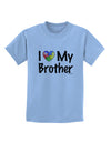 I Heart My Brother - Autism Awareness Childrens T-Shirt by TooLoud-Childrens T-Shirt-TooLoud-Light-Blue-X-Small-Davson Sales