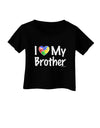 I Heart My Brother - Autism Awareness Infant T-Shirt Dark by TooLoud-Infant T-Shirt-TooLoud-Black-06-Months-Davson Sales